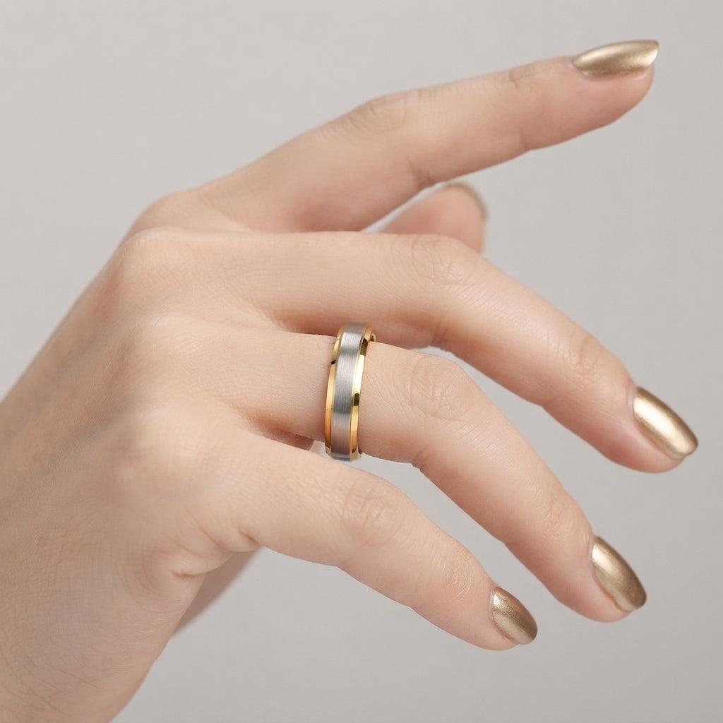 Tungsten Steel Couple Ring