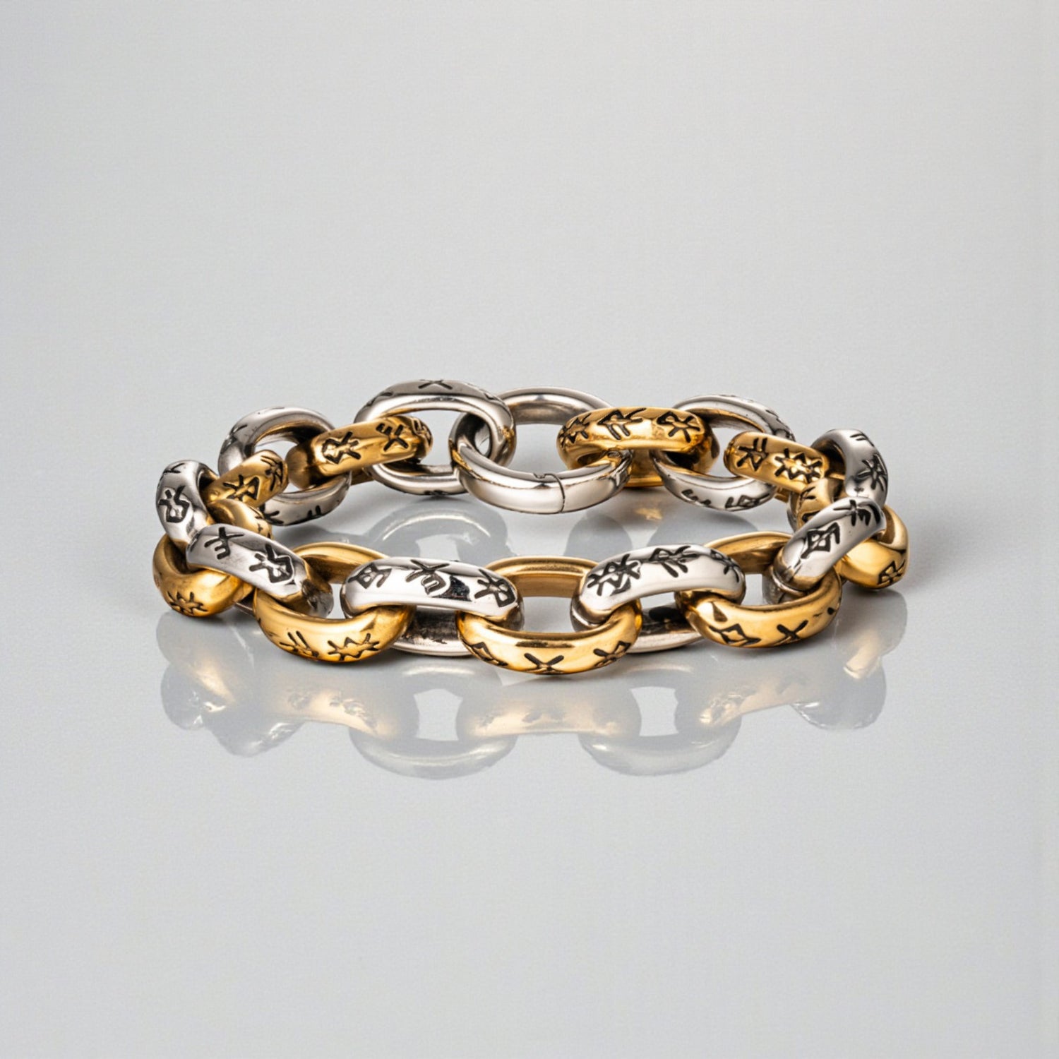 Pulseira Retro em Aço Titânio