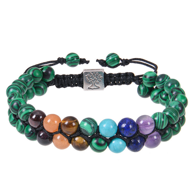 Pulseira Yoga Chakra em Pedra Natural