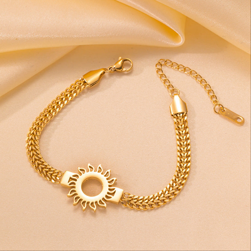 Pulseira Sun em Aço Titânio
