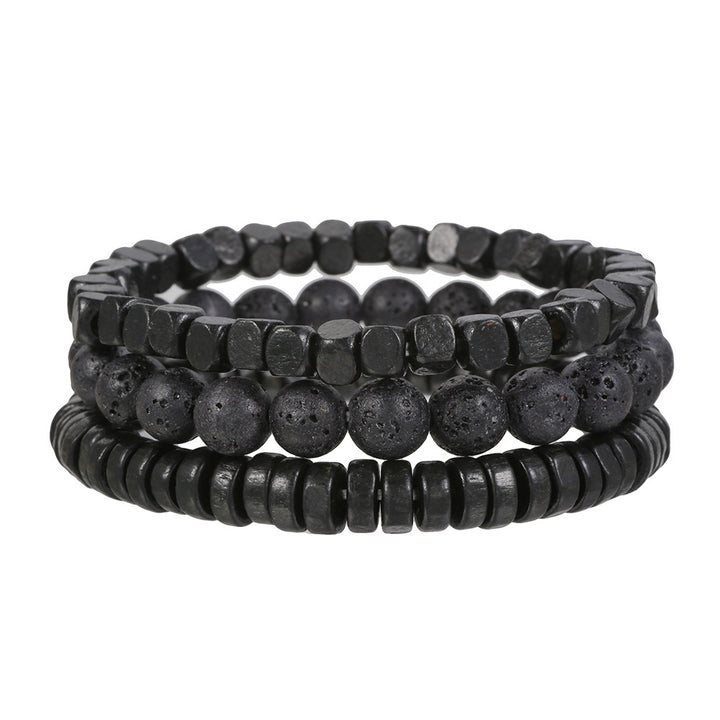 Conjunto de Pulseiras em Pedra Natural