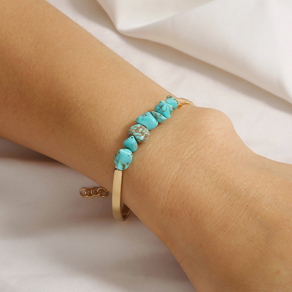 Pulseira Minimalista em Pedra Natural