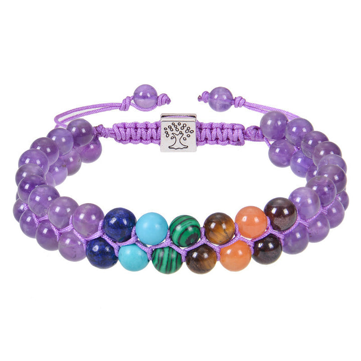 Pulseira Yoga Chakra em Pedra Natural