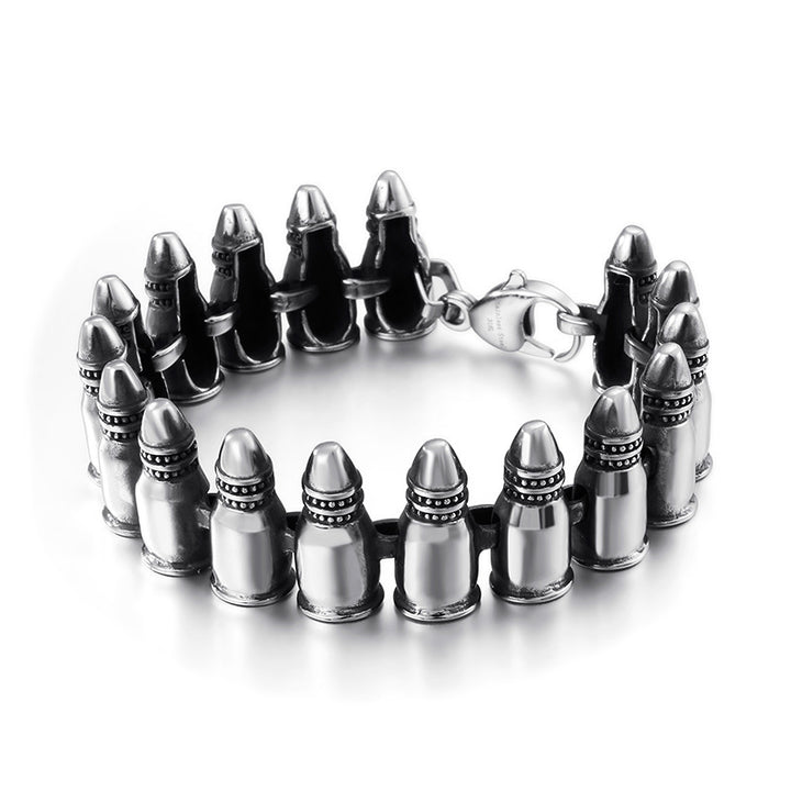 Pulseira Punk em Aço Inoxidável 316L