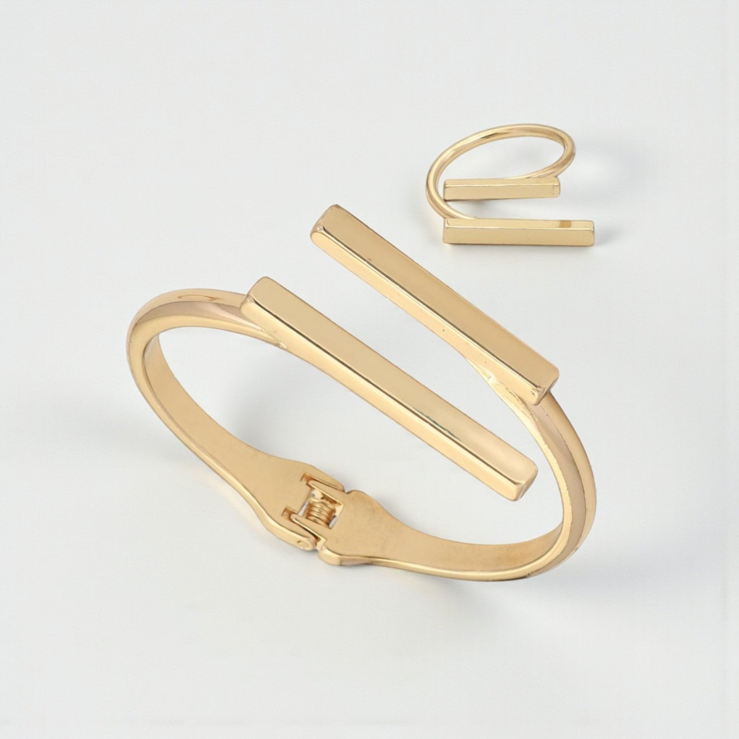 Conjunto Pulseira e Anel Minimalista