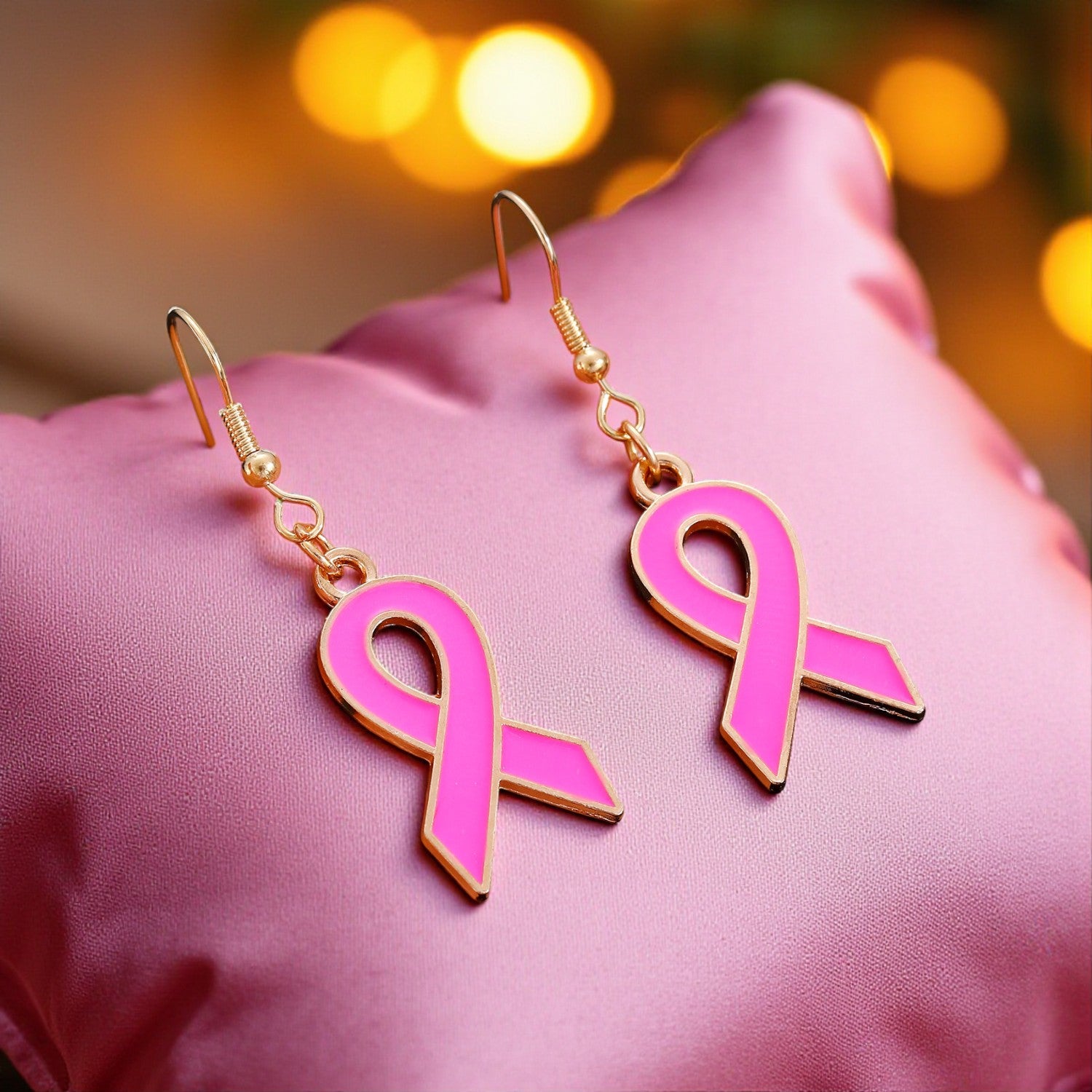 Brincos Rosa Éclat