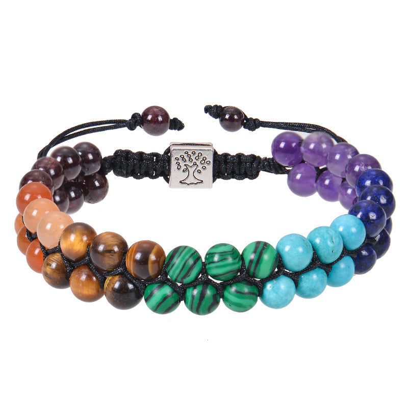 Pulseira Yoga Chakra em Pedra Natural