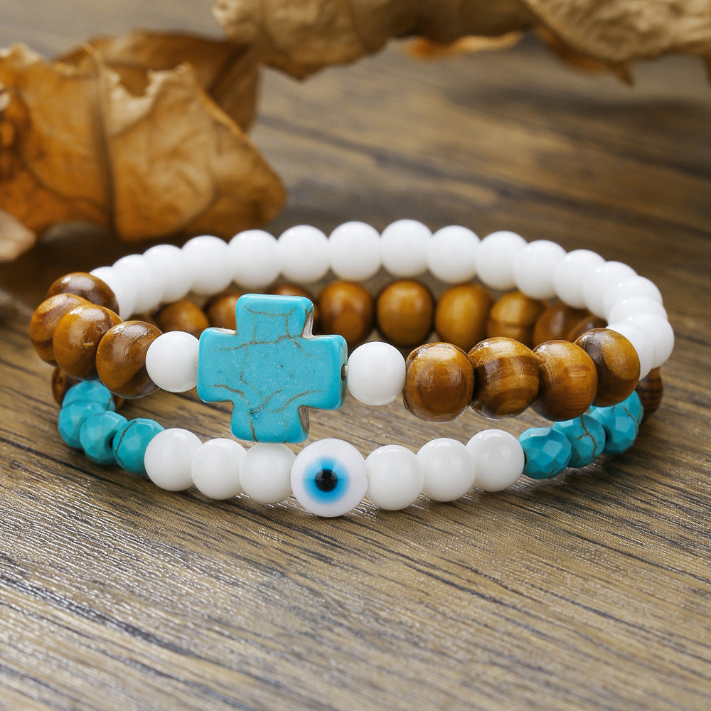 Conjunto de Pulseiras em Pedra Natural