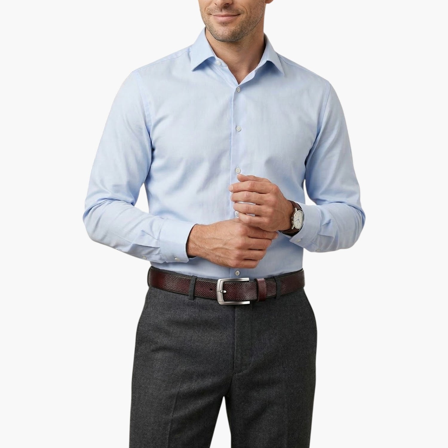 Cinto Vintage em Pele Genuína para Homem