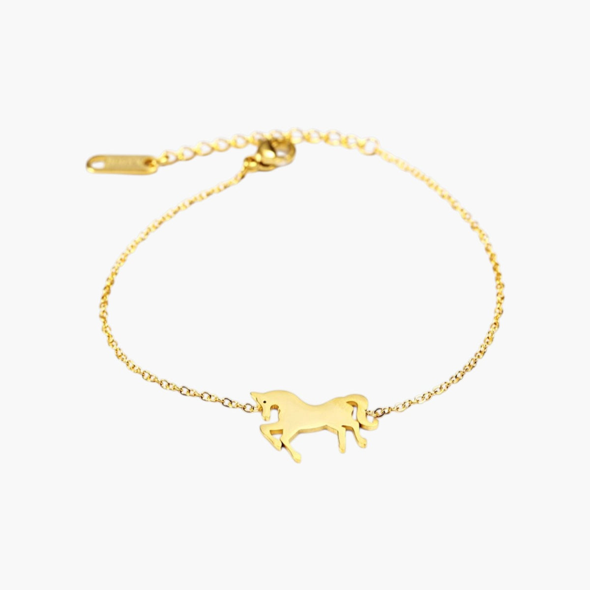 Pulseira Unicórnio em Aço Inoxidável