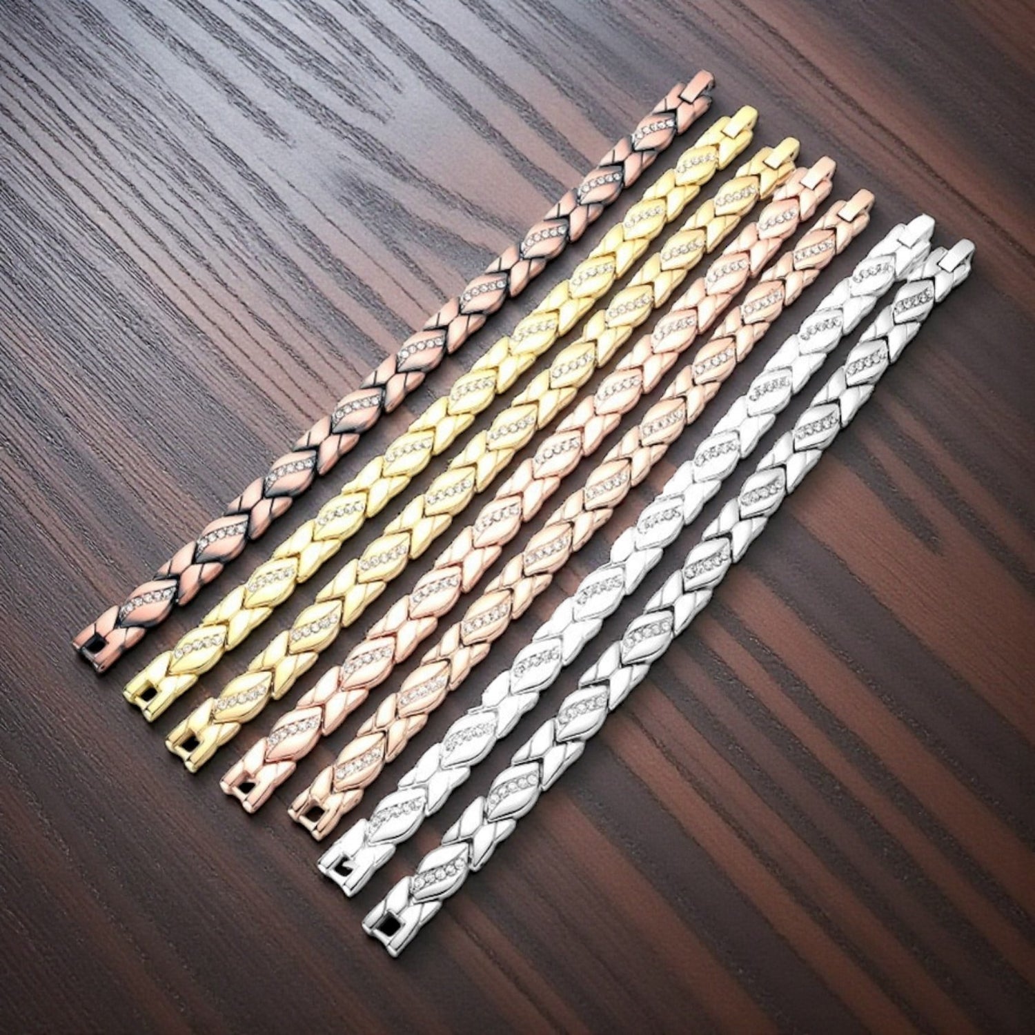 Pulseira Retro de Terapia Magnética