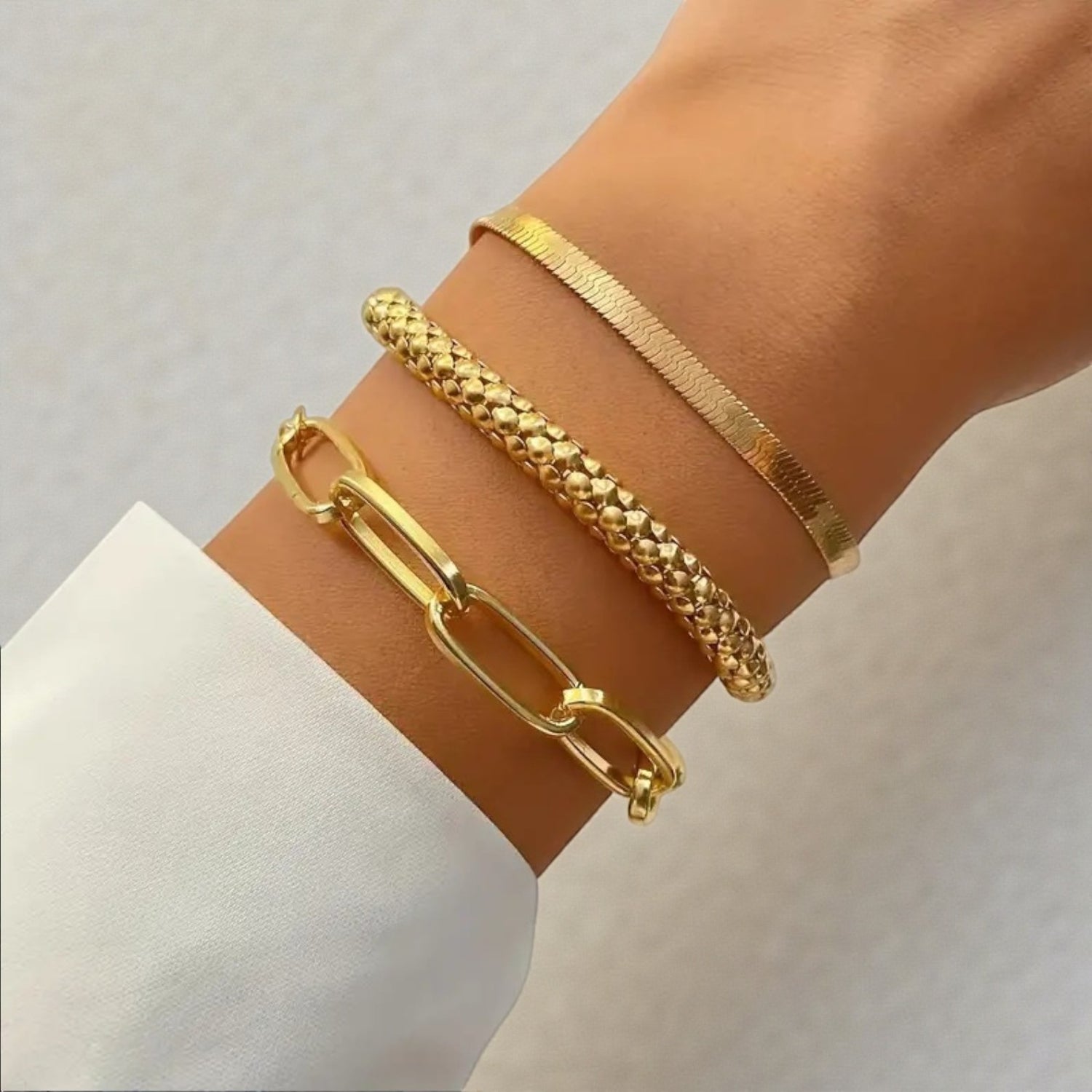 Conjunto de 3 Pulseiras Retro