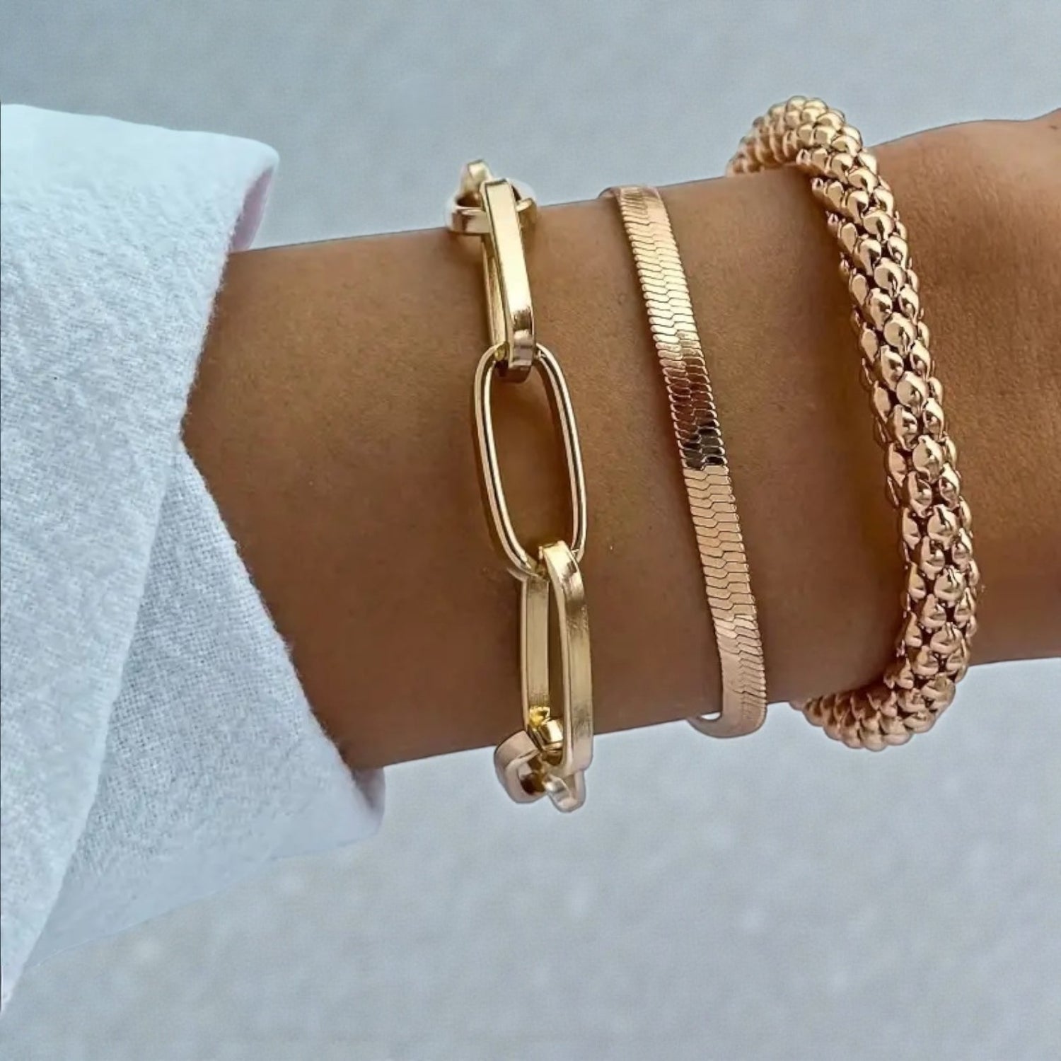 Conjunto de 3 Pulseiras Retro