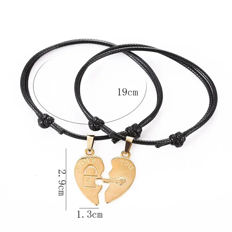 Conjunto de 2 Pulseiras Heart