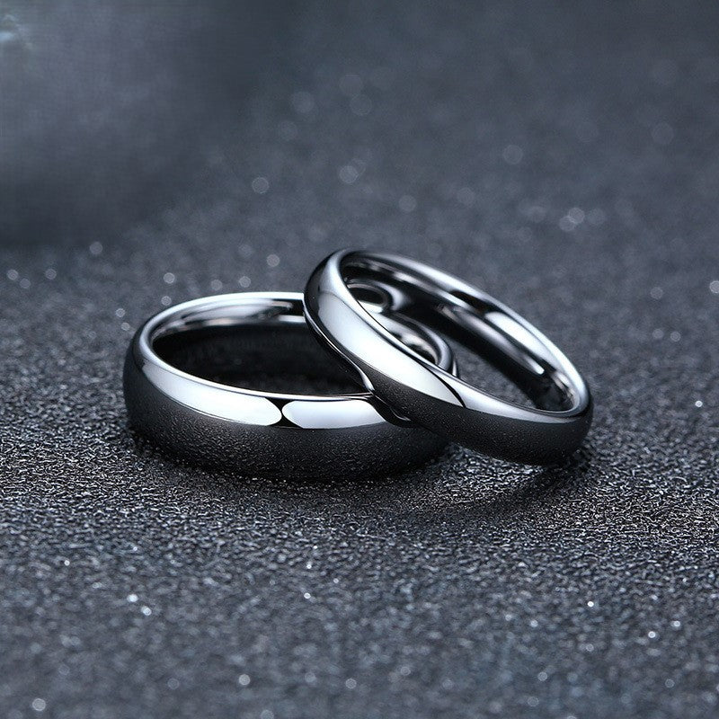 Anel de Casal em Aço de Tungsténio