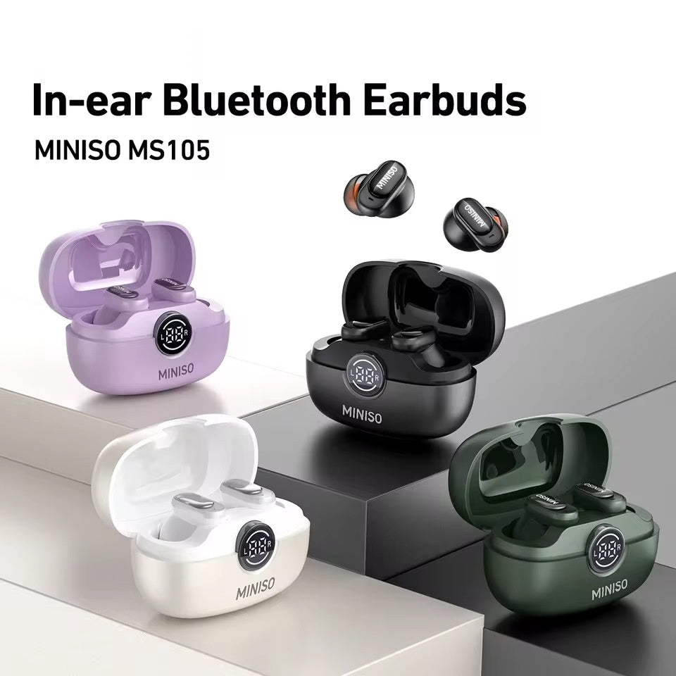 Auriculares Bluetooth com Tradução AI e Cancelamento de Ruído