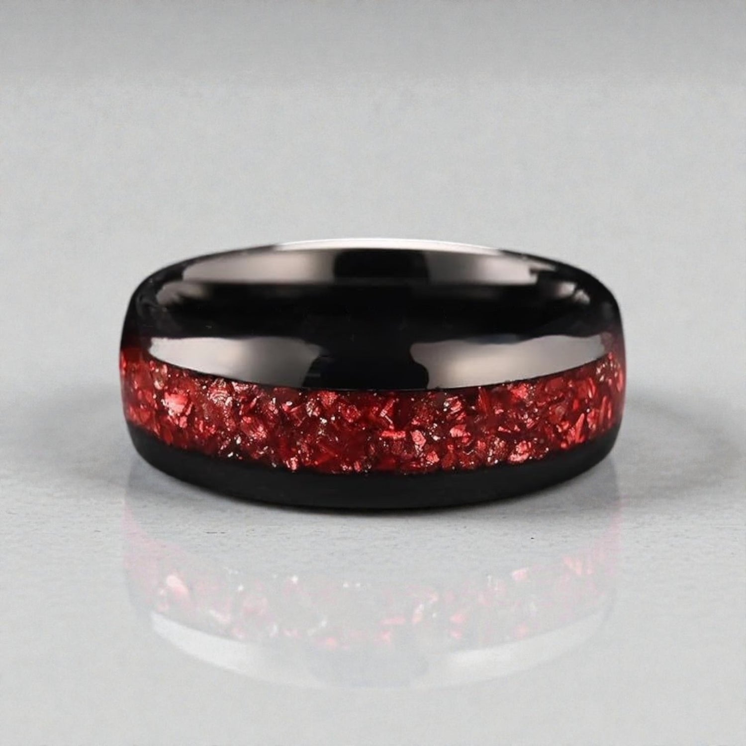 Anel em Aço de Tungsténio