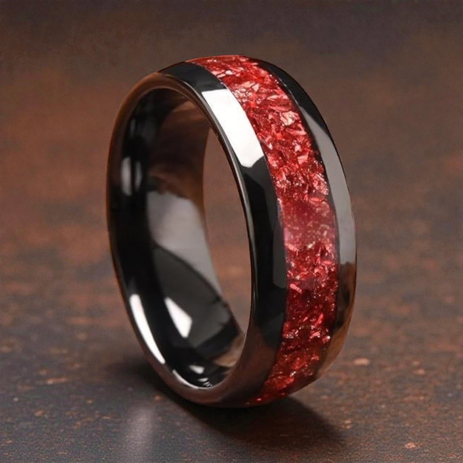 Anel em Aço de Tungsténio