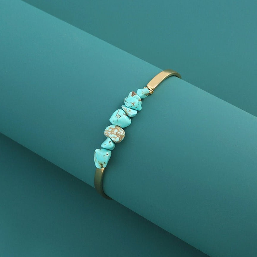 Pulseira Minimalista em Pedra Natural