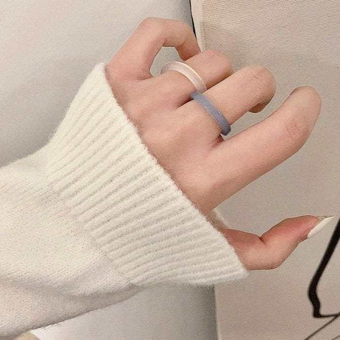 Anillo minimalista