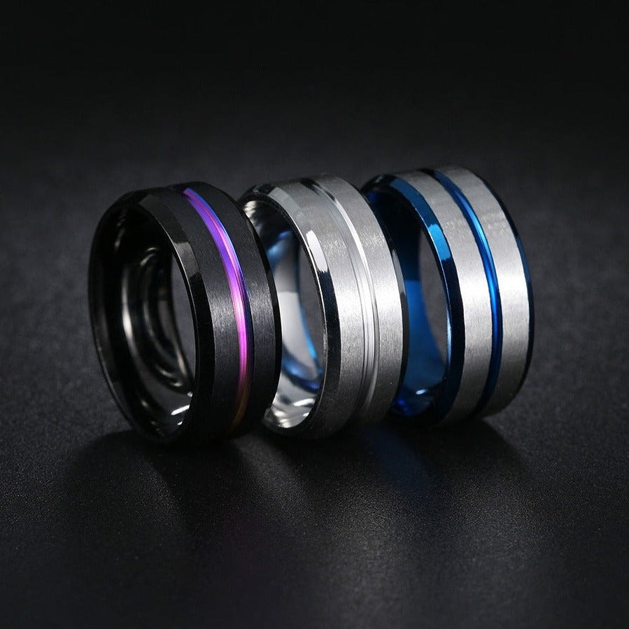 Anel em Aço Titânio