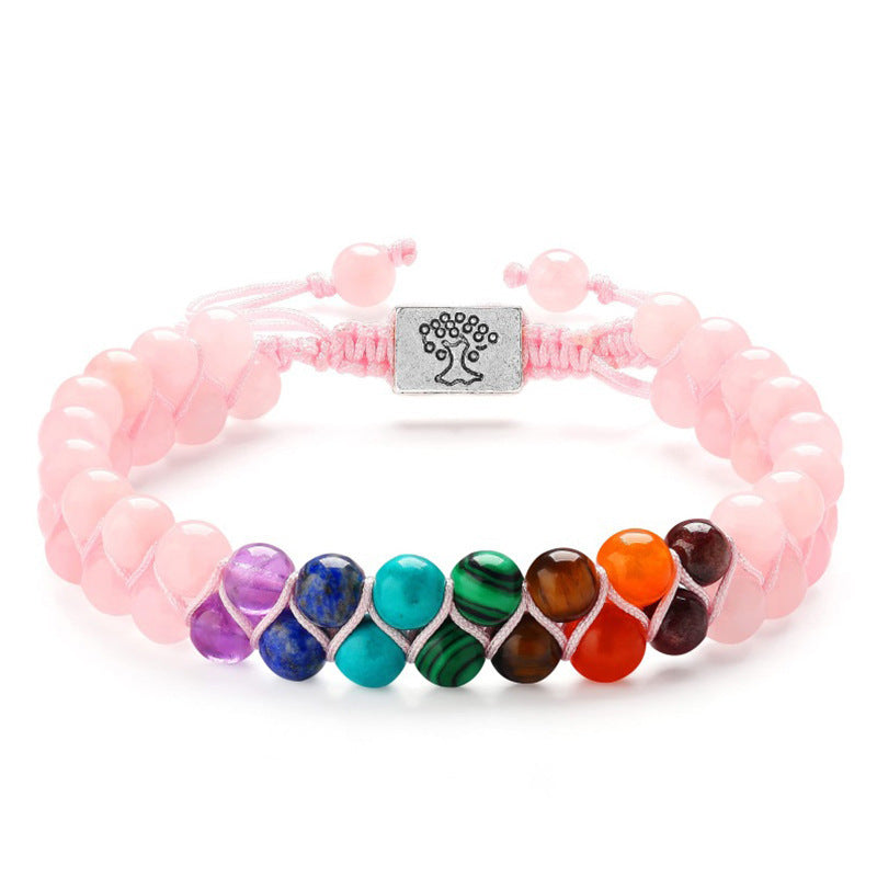 Pulseira Yoga Chakra em Pedra Natural