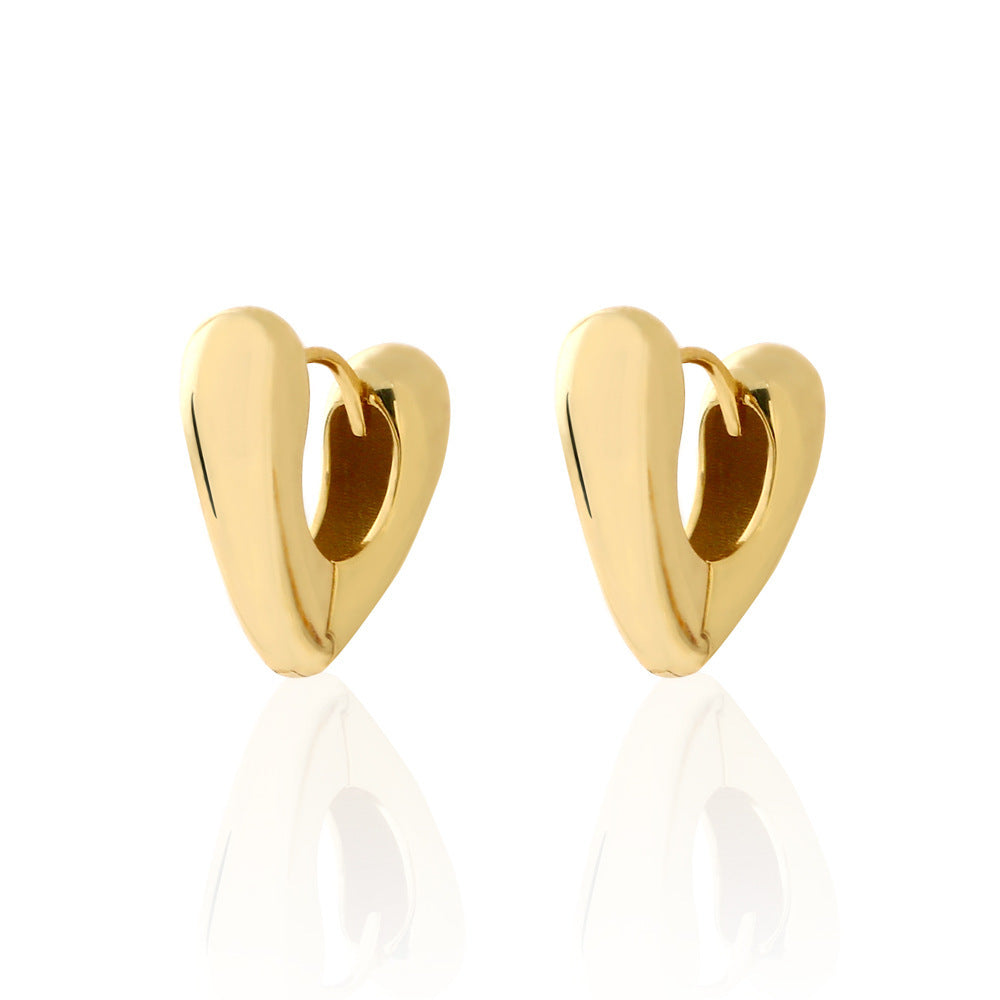 Brincos Heart em Prata 925