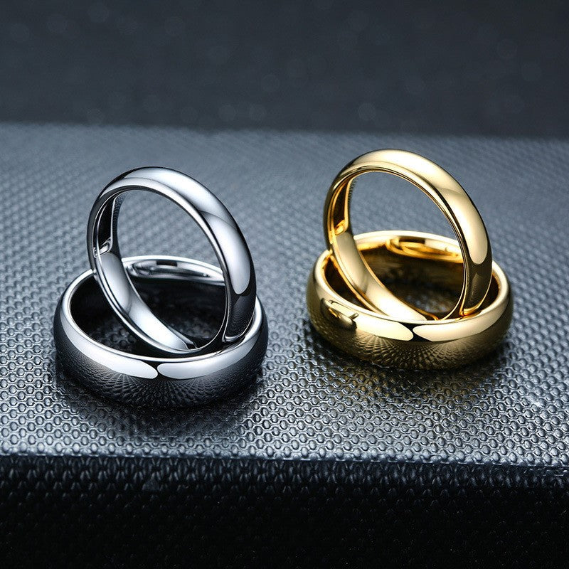 Anel de Casal em Aço de Tungsténio