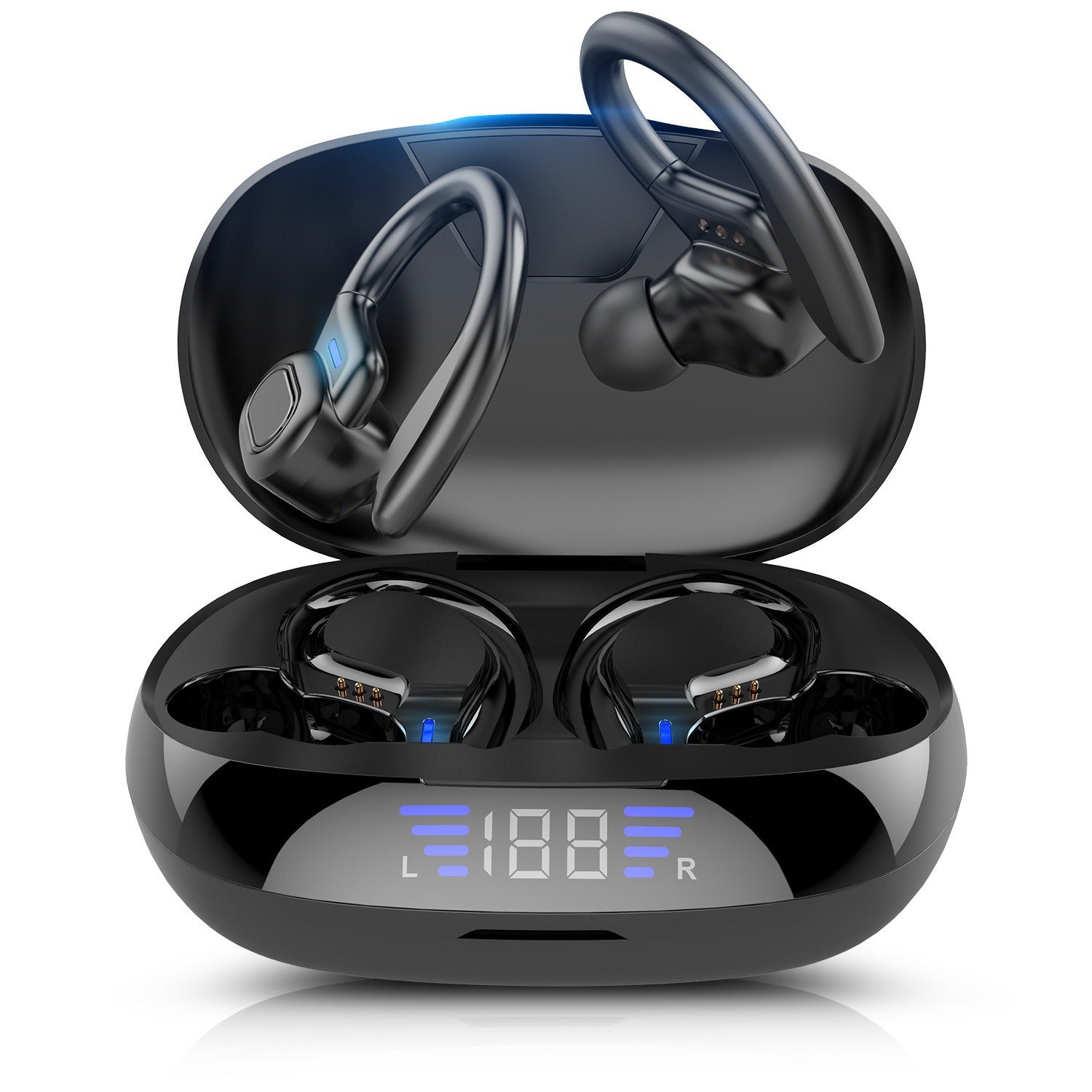 Auriculares Desportivos VV2 Bluetooth True Wireless com Gancho