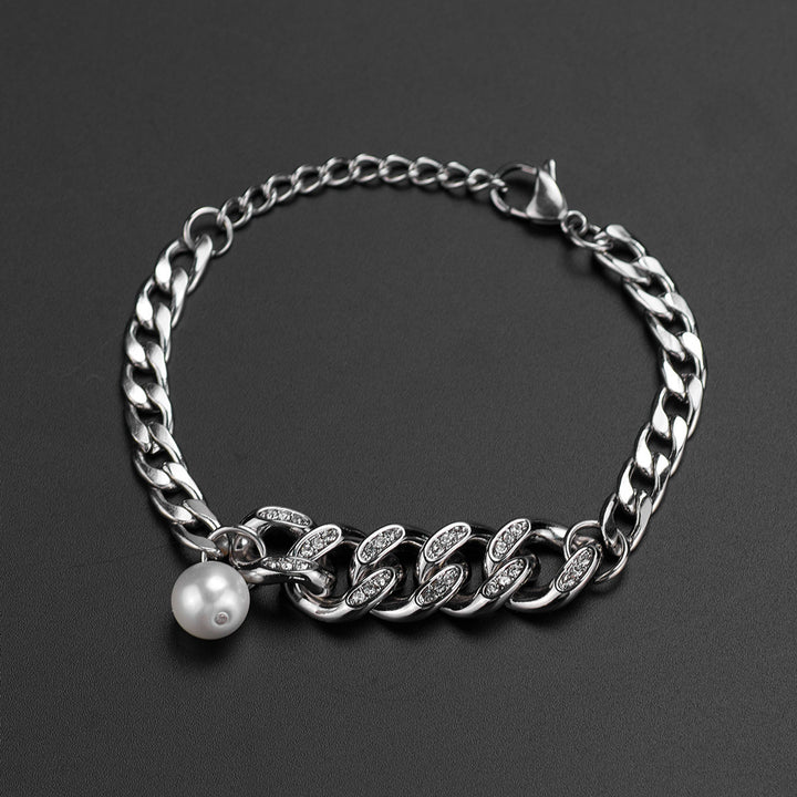 Pulseira e Colar em Aço Inoxidável 316L