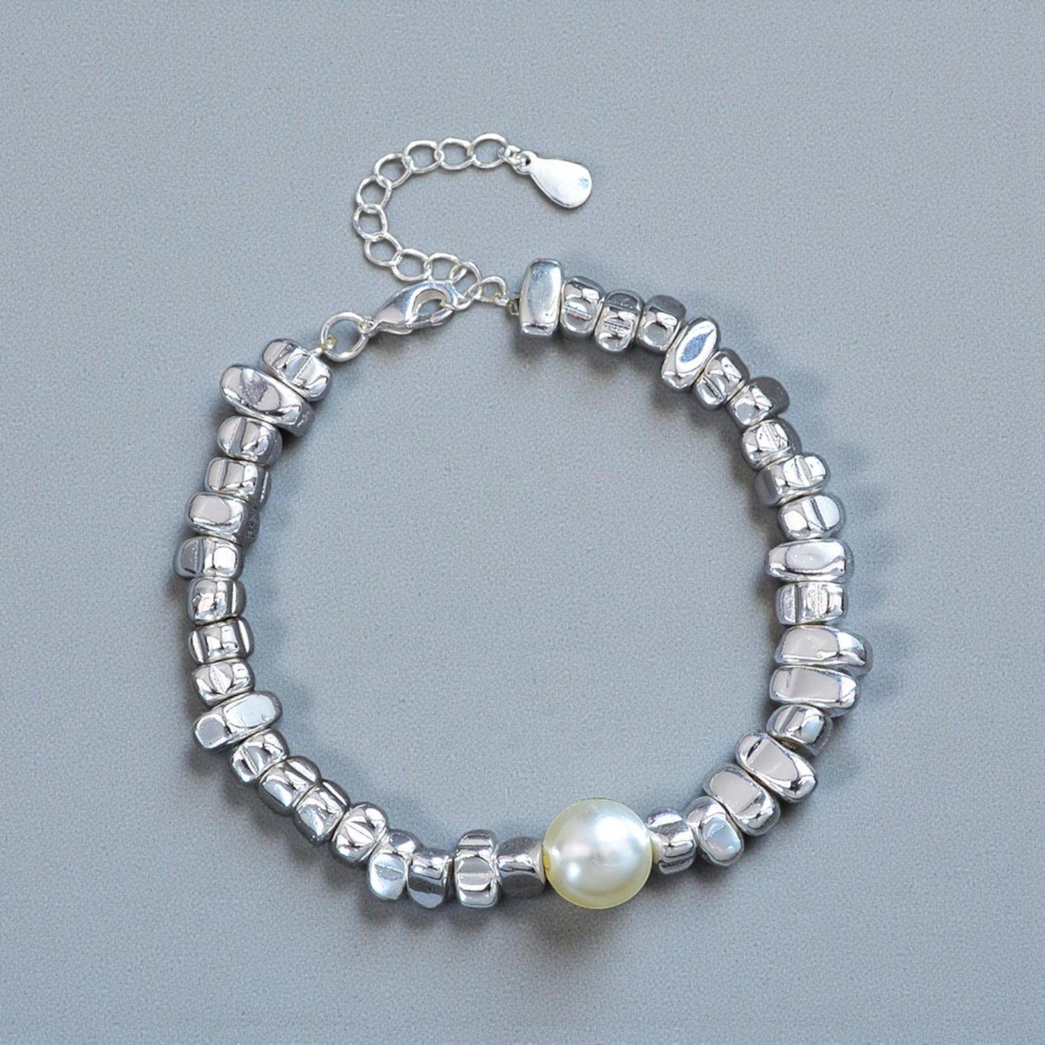 Pulseira Pérola Irregular Elegance