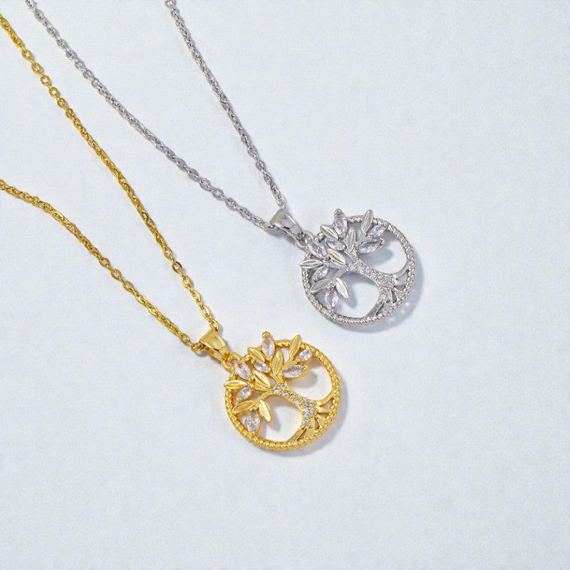 Colar Árvore da Vida com Zircónias