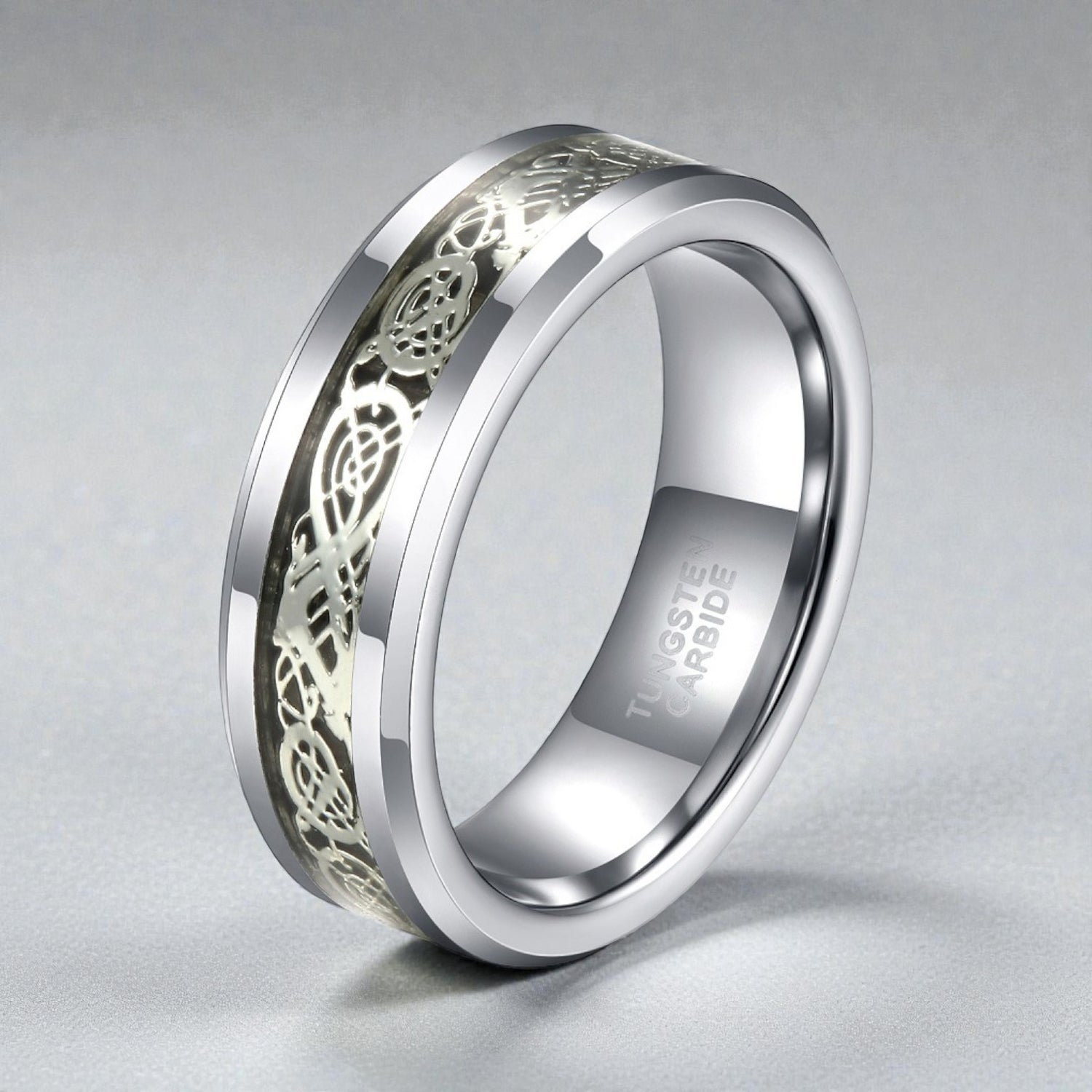 Anel em Aço de Tungsténio