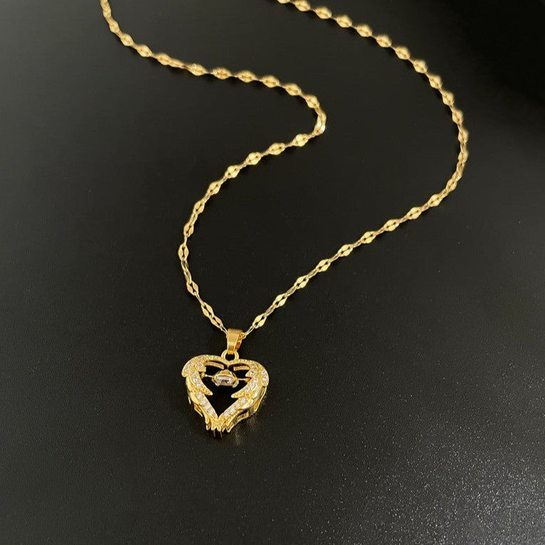 Colar Heart em Aço Inoxidável