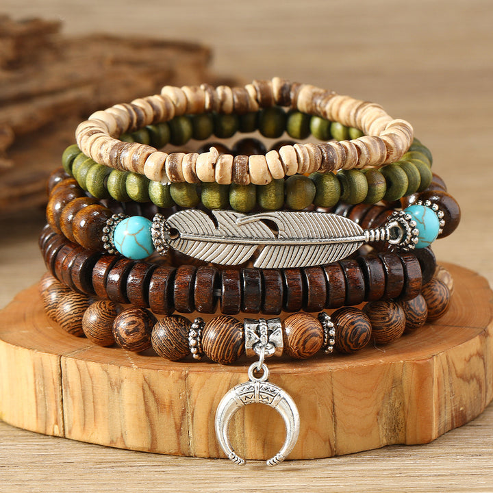 Conjunto de 5 Pulseiras Boêmia