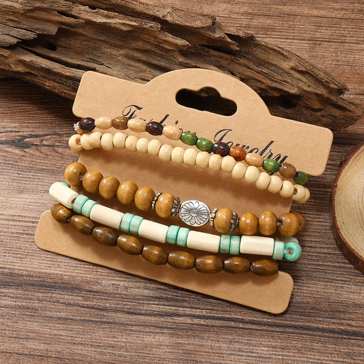 Conjunto de 5 Pulseiras Boêmia