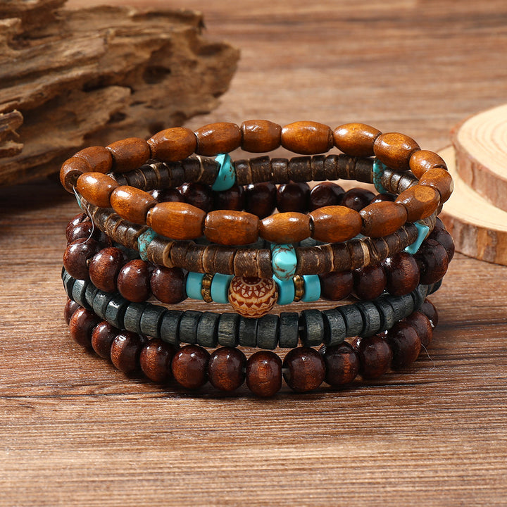 Conjunto de 5 Pulseiras Retro