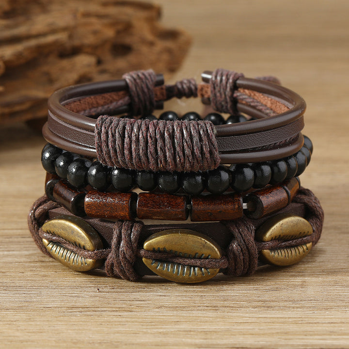 Conjunto de 4 Pulseiras Retro