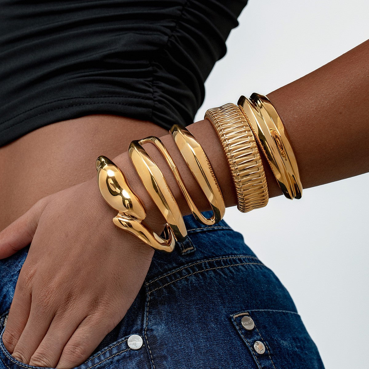 Pulseira Minimalista em Aço Titânio