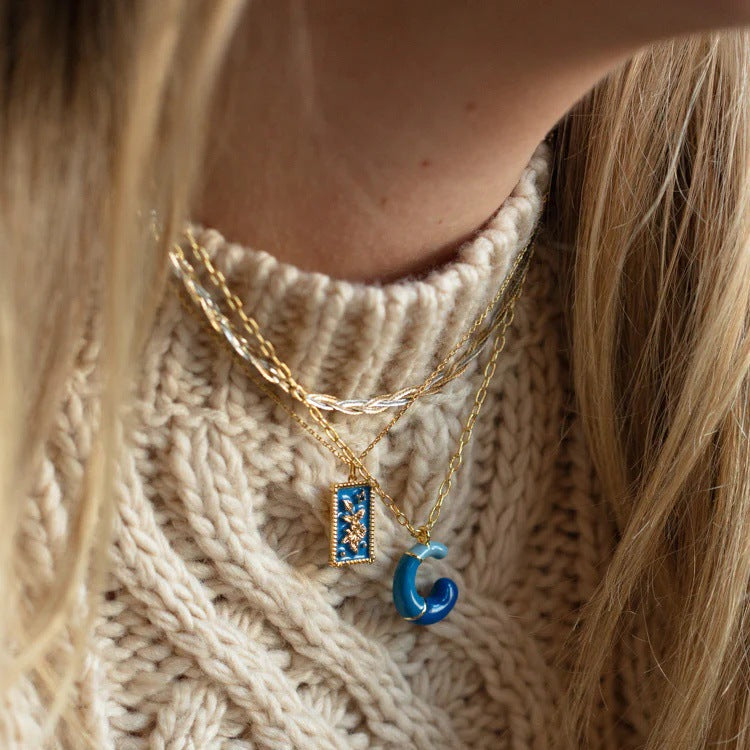 Colar Letra Colorful