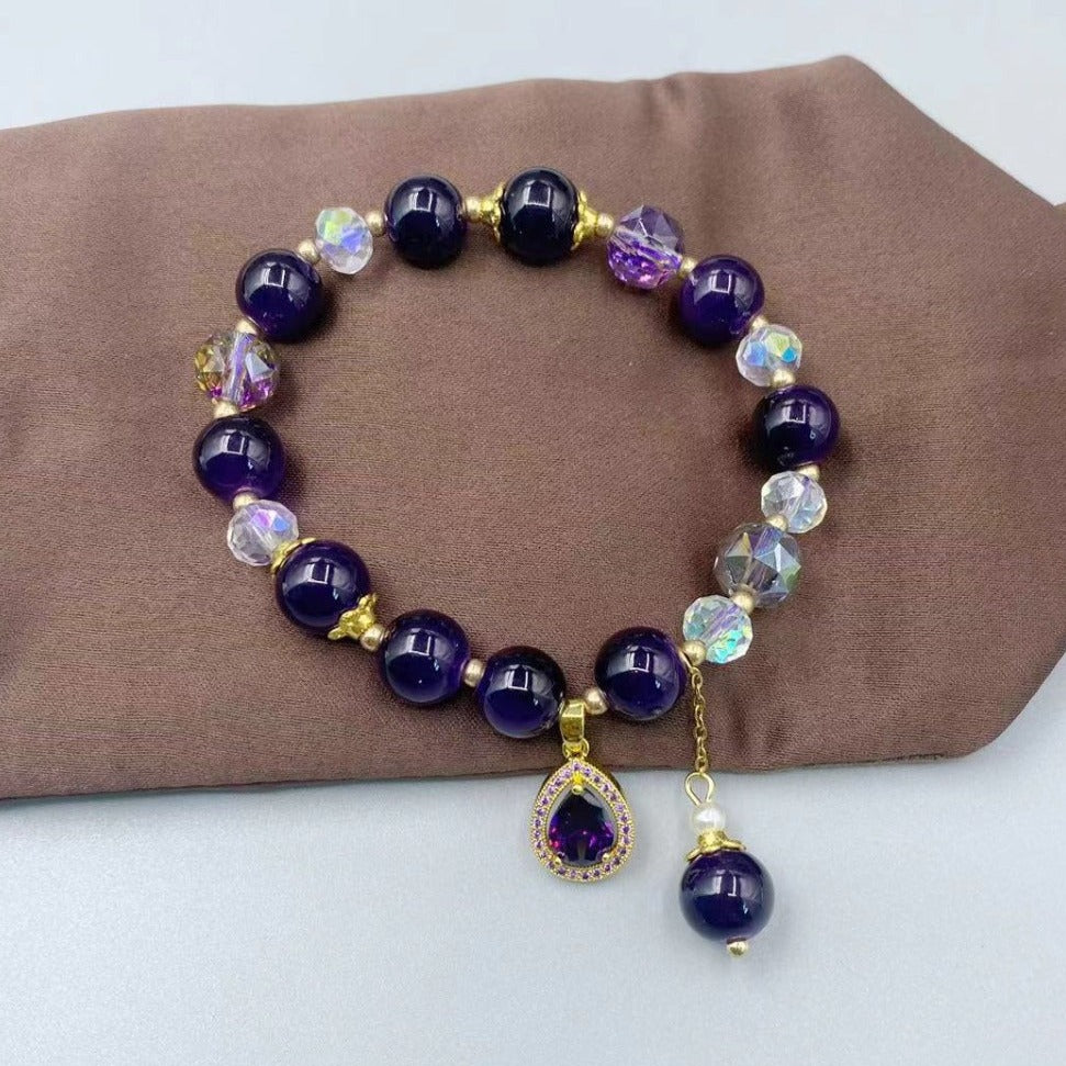 Pulseira Ametista em Pedra Natural