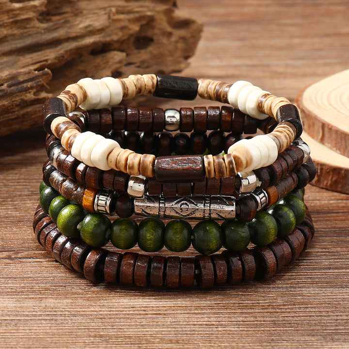 Conjunto de 5 Pulseiras Retro