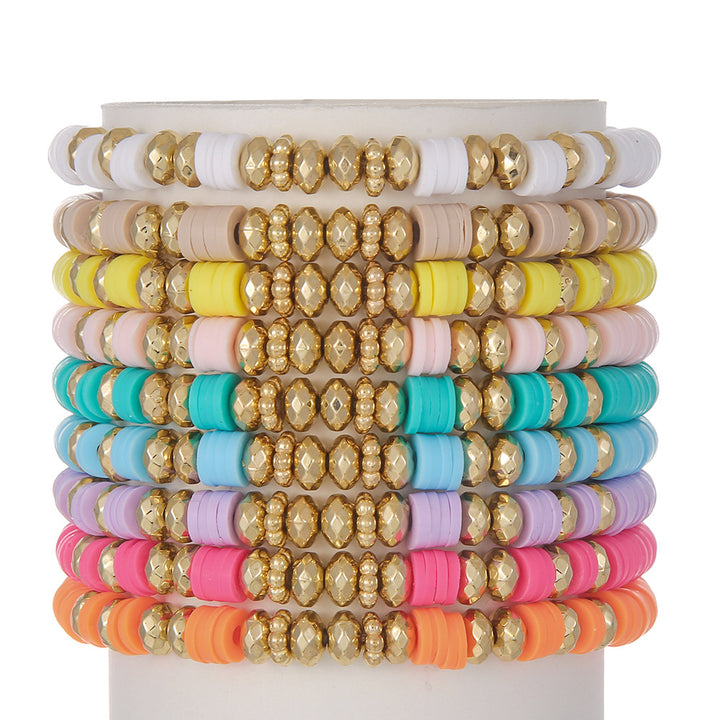 Conjunto de 9 Pulseiras Boêmia