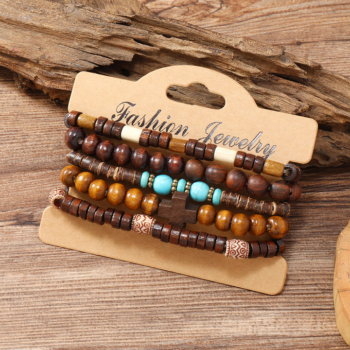 Conjunto de 5 Pulseiras Retro