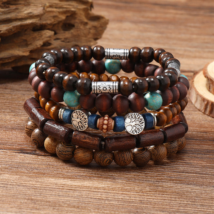 Conjunto de 5 Pulseiras Retro