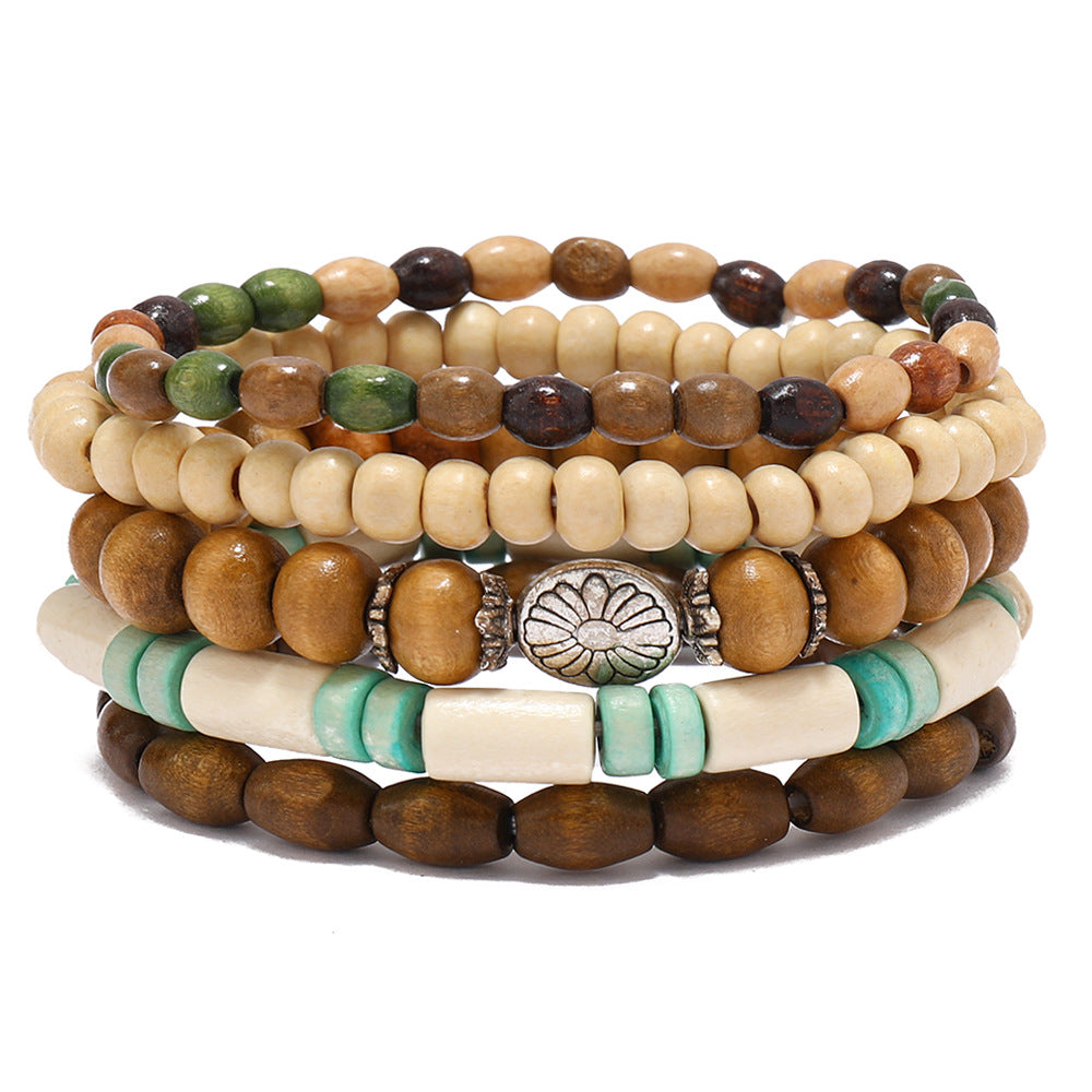 Conjunto de 5 Pulseiras Boêmia