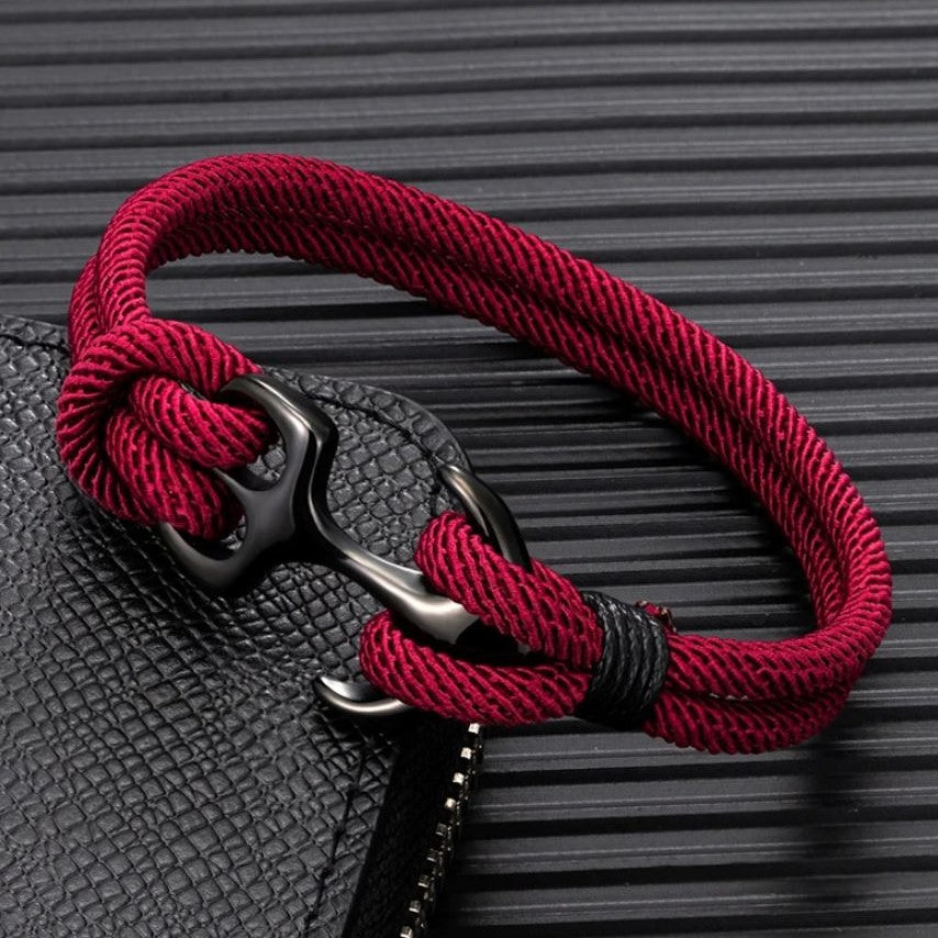 Pulseira Âncora em Aço Inoxidável