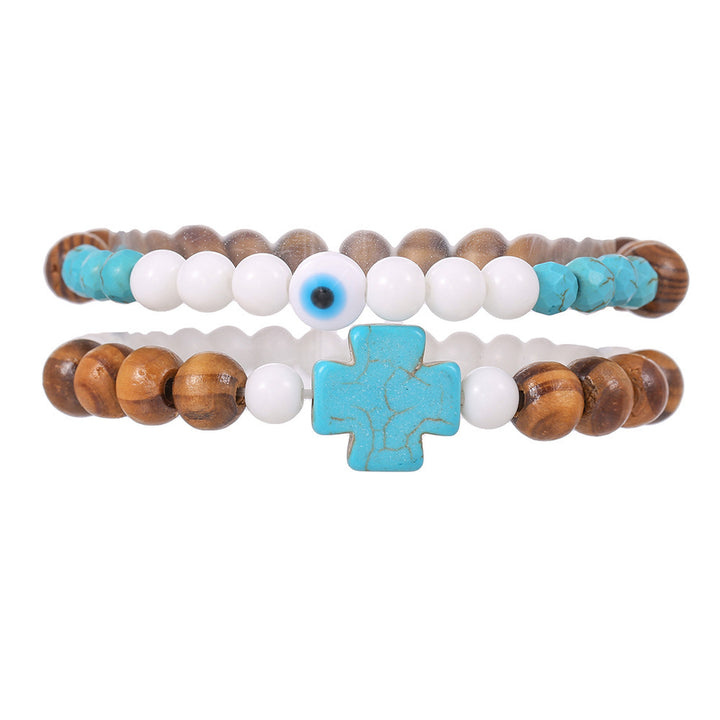 Conjunto de Pulseiras em Pedra Natural