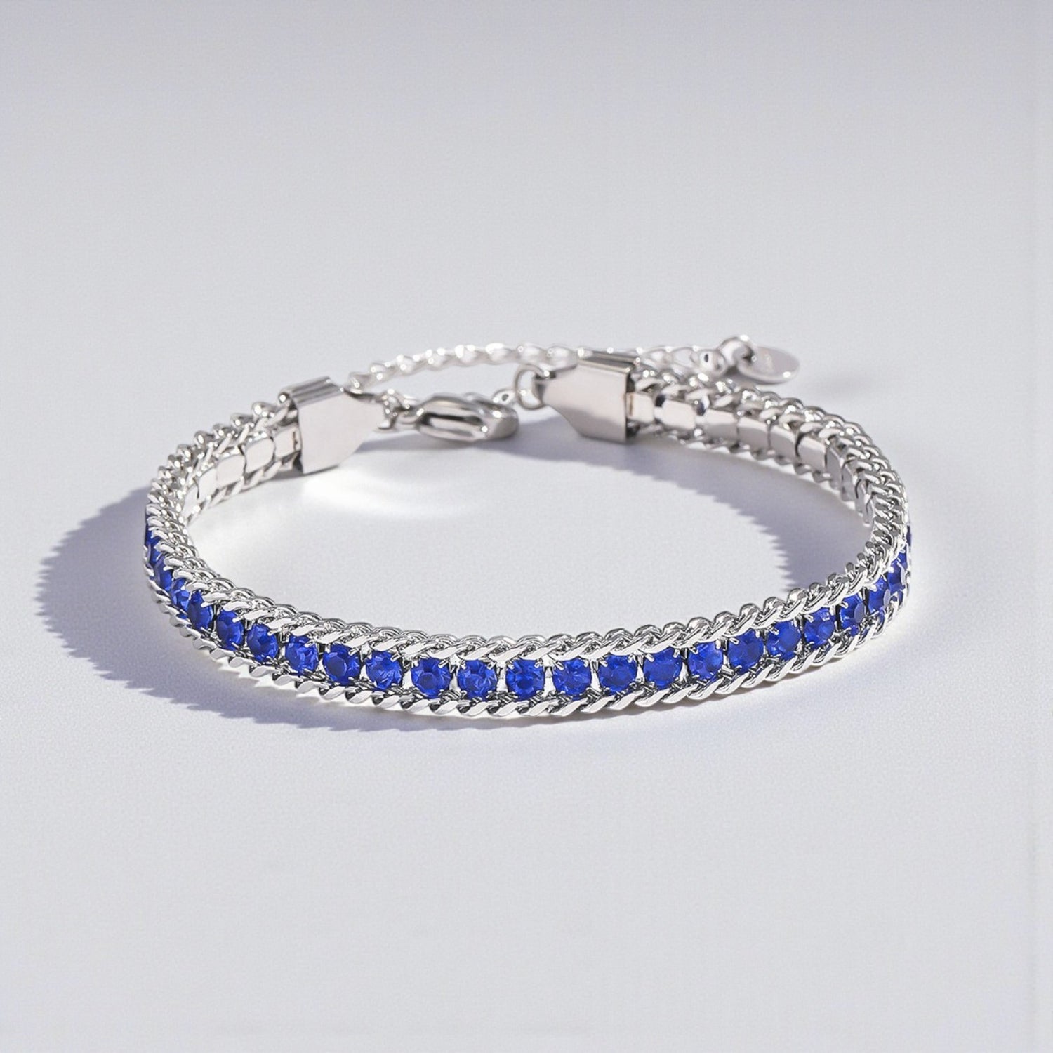 Pulseira Blue Royale em Aço Inoxidável