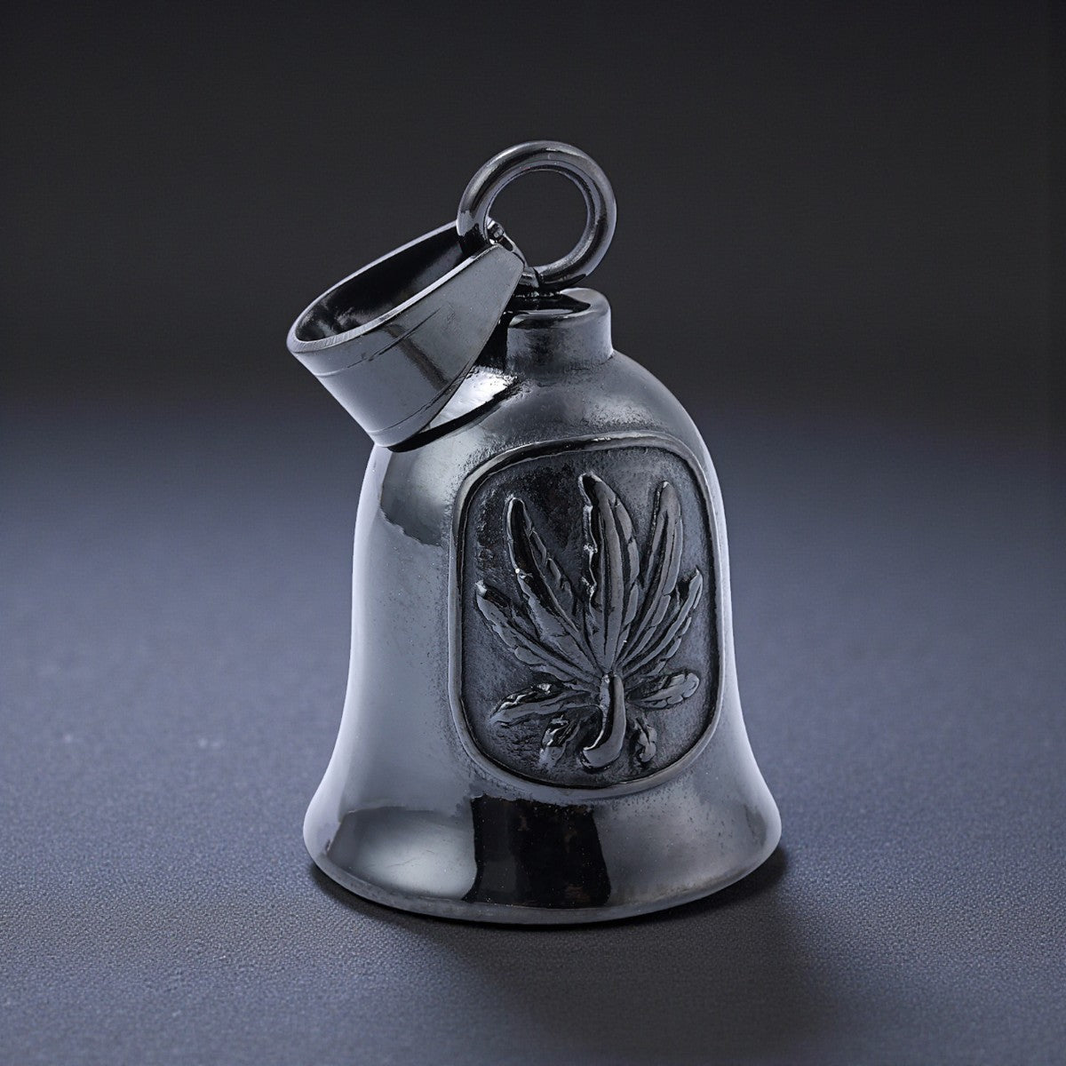 Porta-Chaves Sino em Aço Titânio